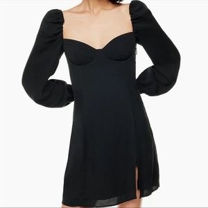 Aritzia Wilfred Novella Dress in Black